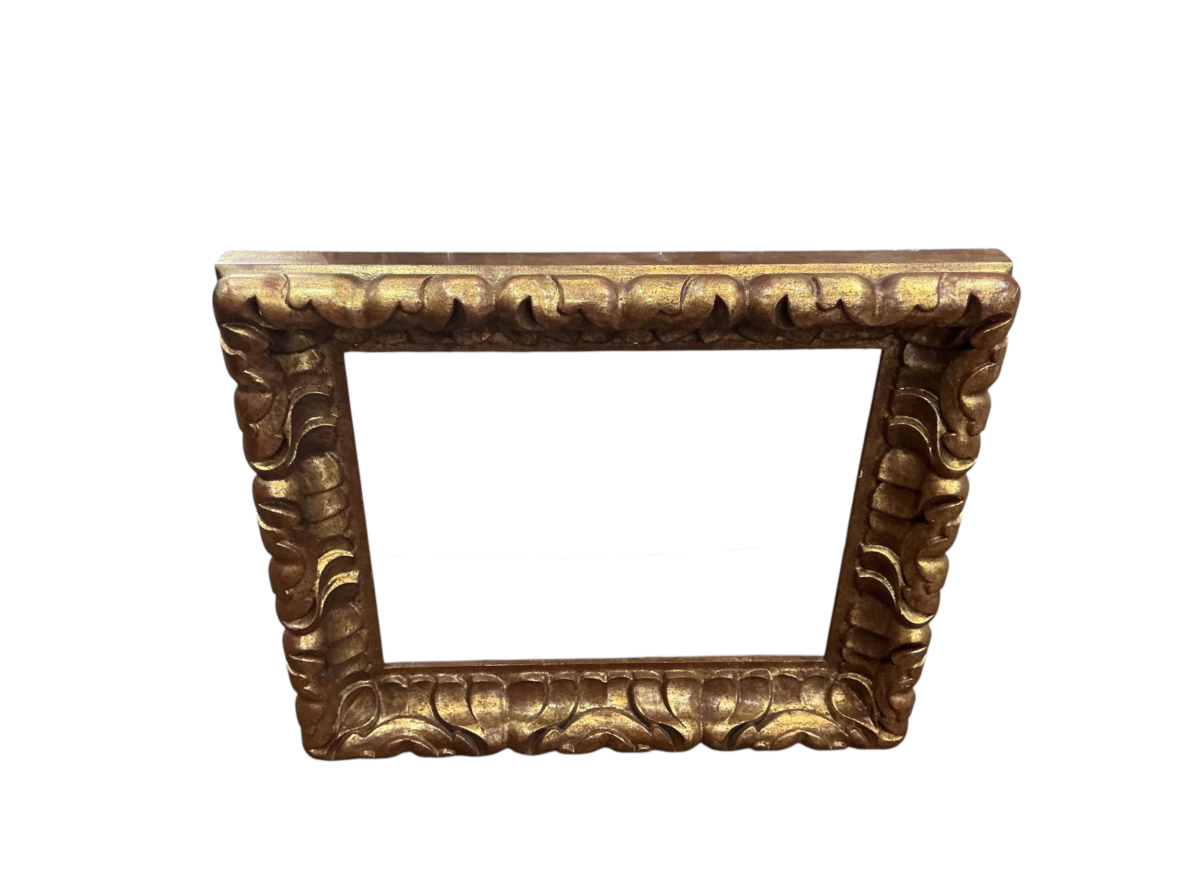 Six assorted Victorian and later giltwood and composition picture frames, largest width 76cm, height 96cm